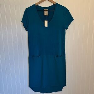 NWT Dolan Anthropologie Left Coast Collection Dress Teal Blue Women’s Size XS